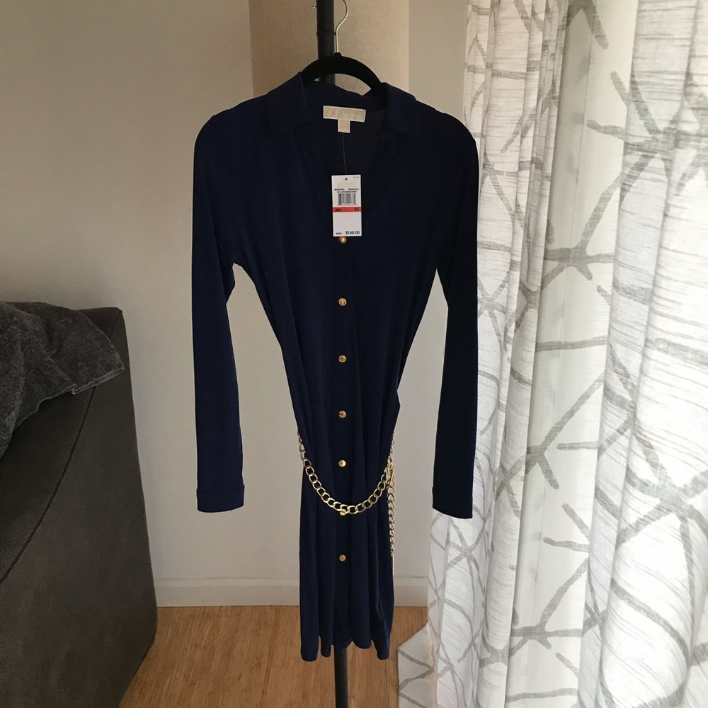 NWT blue Michael Kors dress